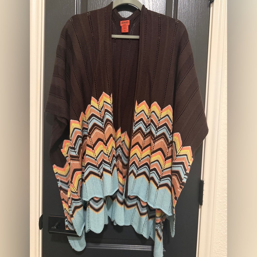 Missoni for Target Ruana Chevron Open Poncho | OS - Picture 3 of 5